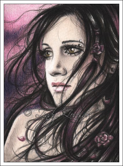 Purple Winds ACEO