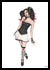Gothic Heart Doll Pin Up