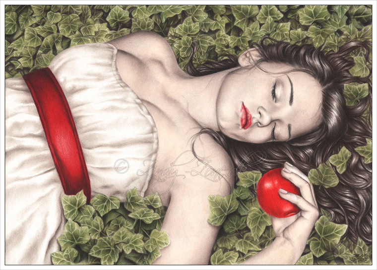 Snow White Sleeping Beauty by Zindy