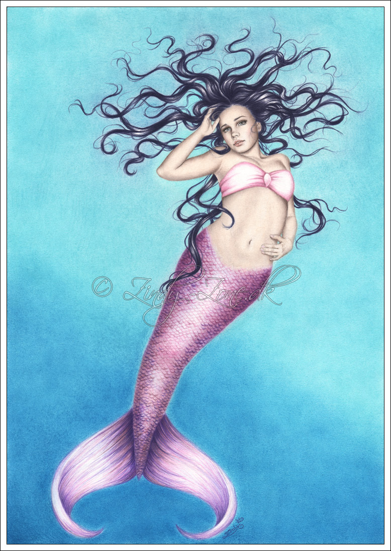 Mermaid in the ocean blue