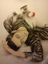 Winter Poetry Drawingn in progress