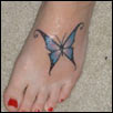 Blue Butterfly Zindy Tattoo