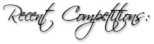 recent competitions