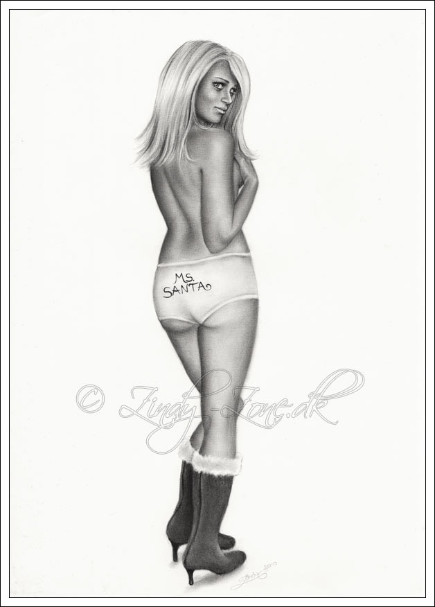 Ms Santa Pinup by Zindy