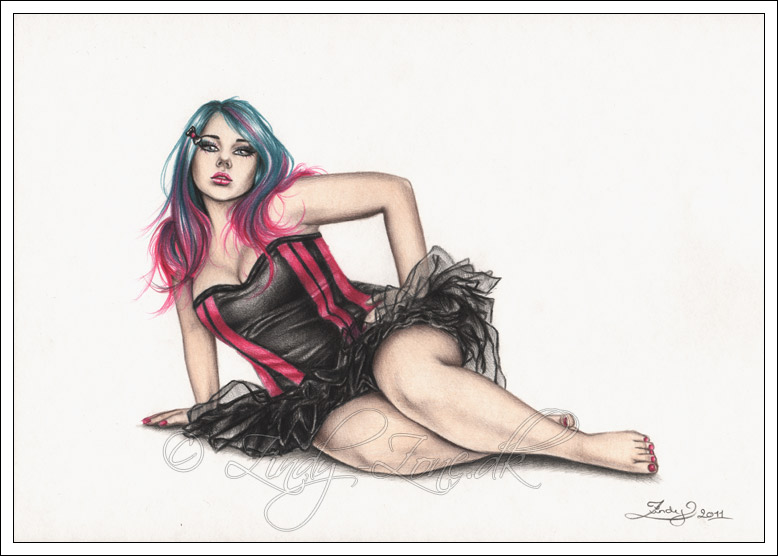 Colourful Beauty Pinup