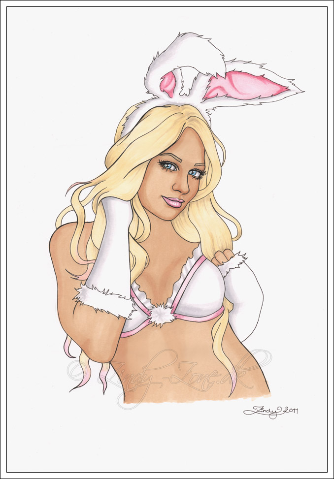 Easter Bunny Pinup Light