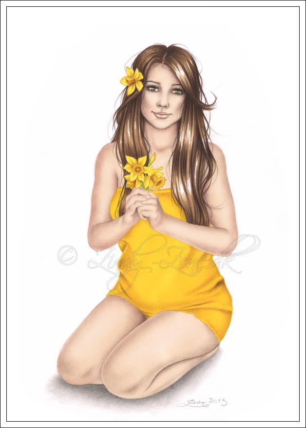 Easter Baby Pinup Girl