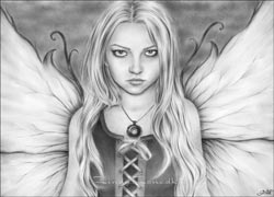 Dark Fairy drawing finished