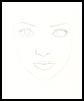 Girl drawing step 1